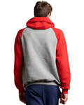 Russell Athletic 693HBM Dri-Power®  Fleece Color Block Hoodie Back Thumbnail