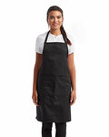 artisan collection by reprime rp154 unisex 'colours' sustainable pocket bib apron Front Thumbnail