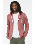 Bella + Canvas 3739 Unisex Sponge Fleece Full-Zip Hooded Sweatshirt Front Thumbnail