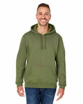 J America JA8824 Adult Premium Fleece Pullover Hooded Sweatshirt Front Thumbnail