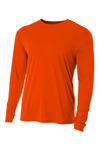 A4 N3165 Men's Cooling Performance Long Sleeve T-Shirt Front Thumbnail