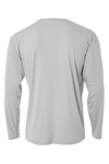 A4 NB3165 Youth Long Sleeve Cooling Performance Crew Shirt Back Thumbnail
