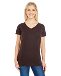 threadfast apparel 215b ladies' cross dye short-sleeve v-neck t-shirt Front Thumbnail