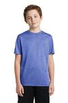 sport-tek yst360 youth heather contender™ tee Front Thumbnail