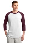 Sport-Tek T200 Colorblock Raglan Jersey Front Thumbnail