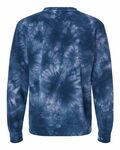 independent trading co. prm3500td unisex midweight tie-dyed sweatshirt Back Thumbnail
