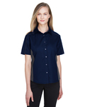 north end 77042 ladies' fuse colorblock twill shirt Front Thumbnail