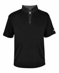 Badger Sport 4199 B Core S/S 1/4 Zip Front Thumbnail