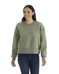 next level 9087 ladies' heavyweight sweatshirt Front Thumbnail