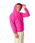 Hanes P170 Unisex Ecosmart® 50/50 Pullover Hooded Sweatshirt Side Thumbnail