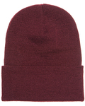 Yupoong 1501 Adult Cuffed Knit Beanie Front Thumbnail