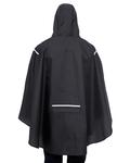 team 365 tt71 adult zone protect packable poncho Back Thumbnail
