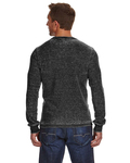 j america ja8241 men's vintage zen thermal long-sleeve t-shirt Back Thumbnail