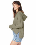 alternative a9906zt ladies' washed terry studio hooded sweatshirt Side Thumbnail