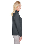 harriton m748w ladies' advantage snag protection plus quarter-zip Side Thumbnail