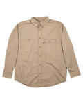 berne sh21 men's utility lightweight canvas woven shirt Front Thumbnail