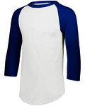 Augusta Sportswear AG4420 Baseball 3/4 Sleeve Tee 2.0 Front Thumbnail