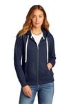 District DT8103 Women's Re-Fleece ™ Full-Zip Hoodie Front Thumbnail