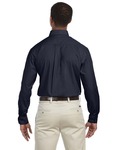 Harriton M510T Men's Tall 3.1 oz. Essential Poplin Back Thumbnail