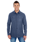Burnside BU8200 Men's Solid Flannel Shirt Side Thumbnail
