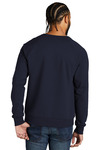 Allmade AL4004 Unisex Organic French Terry Crewneck Sweatshirt Back Thumbnail