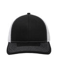 outdoor cap oc771 structured trucker with solid mesh back hat Front Thumbnail