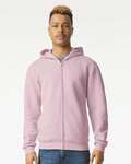 American Apparel RF497 ReFlex Fleece Unisex Full Zip Hoodie Front Thumbnail