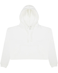 just hoods by awdis jha016 ladies' girlie cropped hooded fleece with pocket Front Thumbnail