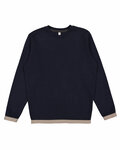 LAT L6789 Adult Statement Fleece Crew Sweatshirt Front Thumbnail