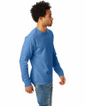 Hanes 5586 Authentic-T ® 100% Cotton Long Sleeve T-Shirt Side Thumbnail