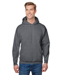 hanes f170 adult 9.7 oz. ultimate cotton® 90/10 pullover hooded sweatshirt Front Thumbnail