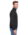 j america ja8434 adult omega stretch quarter-zip Side Thumbnail