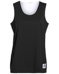 augusta sportswear 147 ladies reversible wicking tank Front Thumbnail