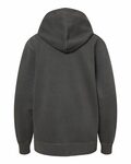 Independent Trading Co. PRM1500Y Youth Midweight Pigment-Dyed Hooded Sweatshirt Back Thumbnail