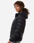 Weatherproof W26715 Women's Lightweight Poly-filled Hooded Puffer Jacket Side Thumbnail