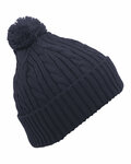 Pacific Headwear 643K Cable Knit Pom-Pom Beanie Side Thumbnail