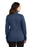Port Authority L804 Ladies Smooth Fleece 1/4-Zip Back Thumbnail