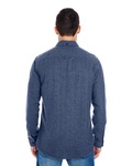 Burnside BU8200 Men's Solid Flannel Shirt Back Thumbnail