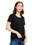 US Blanks US115 Ladies' Short-Sleeve Loose Fit Boyfriend Tee Back Thumbnail