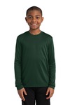 Sport-Tek YST350LS Youth Long Sleeve PosiCharge ® Competitor™ Tee Front Thumbnail