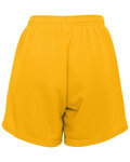 Augusta Sportswear 961 Girls Wicking Mesh Shorts Back Thumbnail