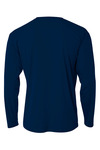 A4 NB3165 Youth Long Sleeve Cooling Performance Crew Shirt Back Thumbnail