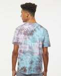 dyenomite 640lm lamer over-dyed crinkle tie dye t-shirt Back Thumbnail