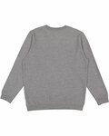 LAT 6925 Unisex Elevated Fleece Crewneck Sweatshirt Back Thumbnail