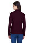 CORE365 78192 Ladies' Pinnacle Performance Long-Sleeve Piqué Polo Back Thumbnail