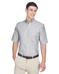 ultraclub 8972 men's classic wrinkle-resistant short-sleeve oxford Front Thumbnail