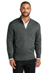 Port Authority SW2901 Easy Care Full-Zip Sweater Front Thumbnail
