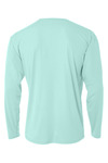 a4 n3165 cooling performance long sleeve t-shirt Back Thumbnail