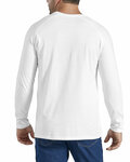 dickies sl600t men's tall temp-iq performance cooling long sleeve pocket t-shirt Back Thumbnail