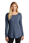 District DT132L Women's Perfect Tri ® Long Sleeve Tunic Tee Front Thumbnail